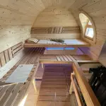Баня Сундук 6 м, два отделения, с подсветкой. Душевая и стол трансформер, фото 41