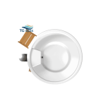 Купель Лагуна 200 с встроенной печью, фото 13