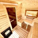 Баня овальная с панорамным куполом 3*5 м, две комнаты, фото 19