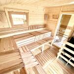 Баня овальная с панорамным куполом 3*5 м, две комнаты, фото 23