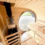 Баня овальная с панорамным куполом 3*5 м, две комнаты, фото 25