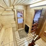 Баня овальная с панорамным куполом 3*5 м, две комнаты, с подсветкой, фото 40