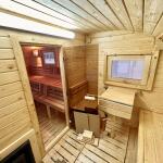 Баня овальная с панорамным куполом 3*5 м, две комнаты, с подсветкой, фото 41