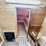 Баня овальная с панорамным куполом 3*5 м, две комнаты, с подсветкой, фото 43
