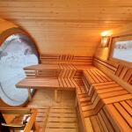 Баня овальная с панорамным куполом 3*5 м, две комнаты, с подсветкой, фото 46