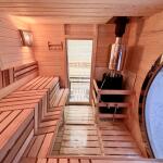 Баня овальная с панорамным куполом 3*5 м, две комнаты, с подсветкой, фото 48