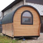 Баня Сундук 5 м, 2 отд, боковой вход, с душевой, топка внутри, фото 32