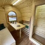 Баня Сундук 5 м, 2 отд, боковой вход, с душевой, топка внутри, фото 42