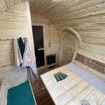 Баня Сундук 5 м, 2 отд, боковой вход, с душевой, топка внутри, фото 44