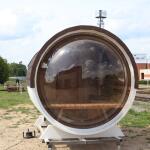 Баня Батискаф 2,6 м белая, топка снаружи, фото 39