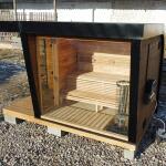 Каркасная сауна с панорамным окном по Финской технологии Сканди, фото 33