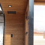 Каркасная сауна с панорамным окном по Финской технологии Сканди, фото 39