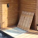 Каркасная сауна с панорамным окном по Финской технологии Сканди, фото 41