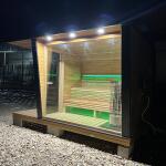 Каркасная сауна с панорамным окном по Финской технологии Сканди, фото 44