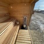 Каркасная сауна с панорамным окном по Финской технологии Сканди, фото 52