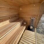Каркасная сауна с панорамным окном по Финской технологии Сканди, фото 54