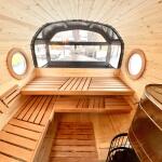 Баня Корабль 2,4*6,8 м, две комнаты, с террасой и полупанорамой, фото 38