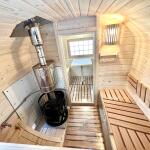 Баня Корабль 2,4*6,8 м, две комнаты, с террасой и полупанорамой, фото 39