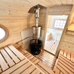 Баня Корабль 2,4*6,8 м, две комнаты, с террасой и полупанорамой, фото 41