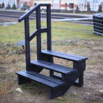 Ступень с перилами, фото 12