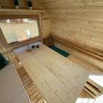 Баня Квадро-Хаус 6м, 2 отделения, со спальным местом и душевой, фото 43