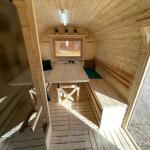 Баня Квадро-Хаус 6м, 2 отделения, со спальным местом и душевой, фото 46