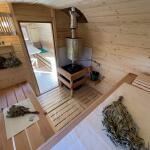 Баня Квадро-Хаус 6м, 2 отделения, со спальным местом и душевой, фото 52