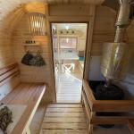 Баня Квадро-Хаус 6м, 2 отделения, со спальным местом и душевой, фото 56