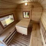 Баня Квадро-хаус 6 м, с подсветкой и спальным местом, фото 48