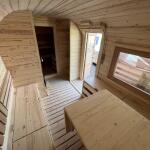 Баня Квадро-хаус 6 м, с подсветкой и спальным местом, фото 49