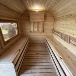 Баня Квадро-хаус 6 м, с подсветкой и спальным местом, фото 55
