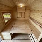 Баня Квадро-хаус 6 м, с подсветкой и спальным местом, фото 56