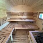 Баня Квадро-хаус 6 м, с подсветкой и спальным местом, фото 59