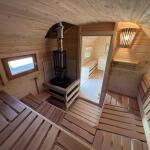 Баня Квадро-хаус 6 м, с подсветкой и спальным местом, фото 60