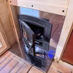 Баня овальная 3*6 метра с панорамным куполом и душевой , фото 36