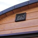 Баня овальная с панорамным куполом 2,4*4 м, две комнаты, фото 45