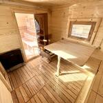 Баня овальная с панорамным куполом 3*6 м, две комнаты, фото 23