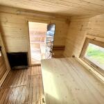 Баня овальная с панорамным куполом 3*6 м, две комнаты, фото 25