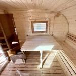 Баня овальная с панорамным куполом 3*6 м, две комнаты, фото 26