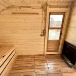 Баня овальная с панорамным куполом 3*6 м, две комнаты, фото 27