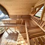Баня овальная с панорамным куполом 3*6 м, две комнаты, фото 31