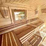 Баня овальная с панорамным куполом 3*6 м, две комнаты, фото 33