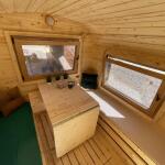 Квадро баня 6 метров с раздевалкой и панорамными окнами , фото 27