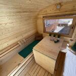 Квадро баня 6 метров с раздевалкой и панорамными окнами , фото 28