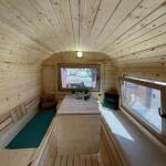 Квадро баня 6 метров с раздевалкой и панорамными окнами , фото 29