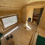 Квадро баня 6 метров с раздевалкой и панорамными окнами , фото 30