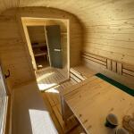 Квадро баня 6 метров с раздевалкой и панорамными окнами , фото 31