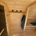 Квадро баня 6 метров с раздевалкой и панорамными окнами , фото 34