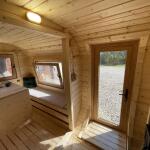 Квадро баня 6 метров с раздевалкой и панорамными окнами , фото 35