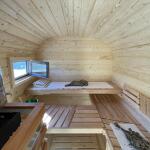 Квадро баня 6 метров с раздевалкой и панорамными окнами , фото 37